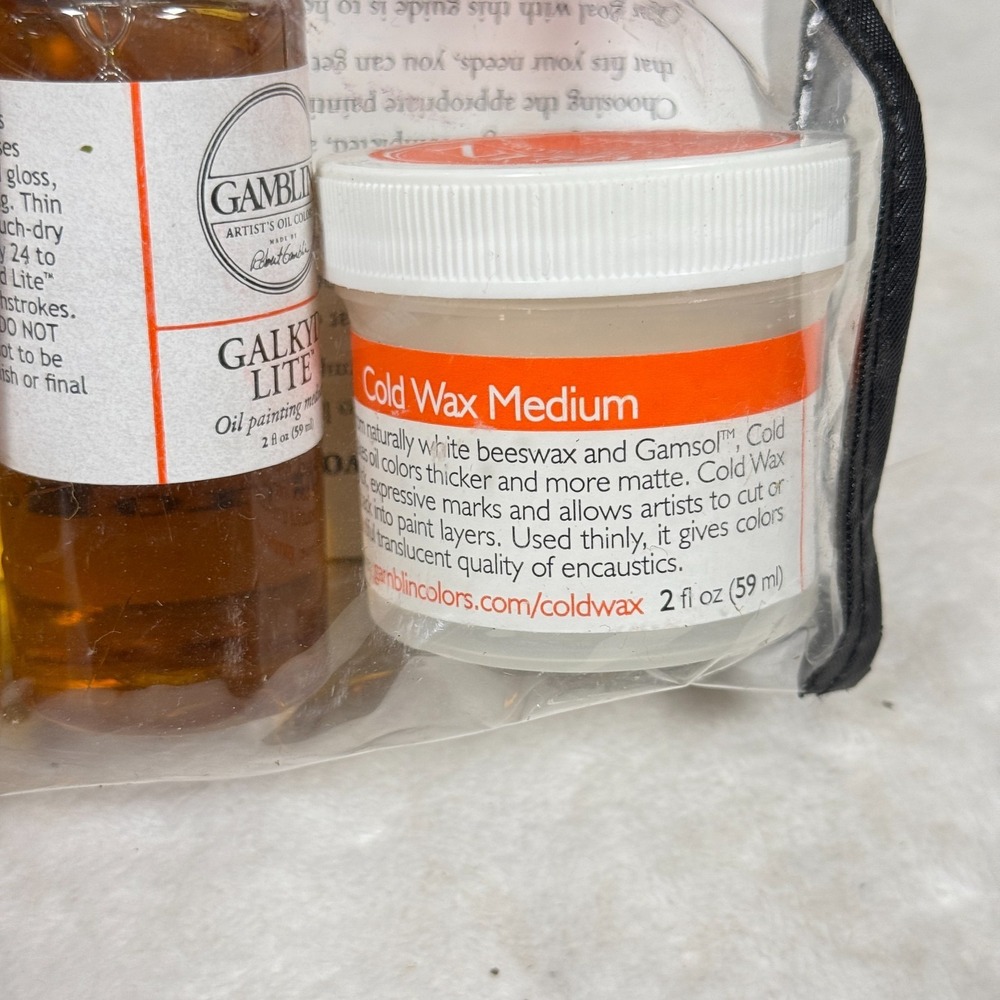 Gamblin Oil Painting Mediums Set 6-Piece by Gamblin Artists Colors 2 fl oz/59 ml - Picture 4 of 4